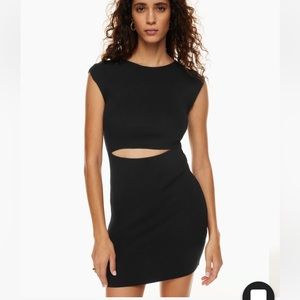 Wilfred Cutout Knit Mini Dress
